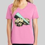 Ladies Core Cotton V Neck Tee Thumbnail