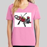 Ladies Core Cotton V Neck Tee Thumbnail