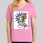 Ladies Core Cotton V Neck Tee Thumbnail