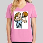 Ladies Core Cotton V Neck Tee Thumbnail