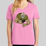 Ladies Core Cotton V Neck Tee Thumbnail