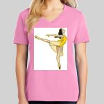 Ladies Core Cotton V Neck Tee Thumbnail