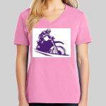 Ladies Core Cotton V Neck Tee Thumbnail