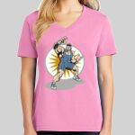 Ladies Core Cotton V Neck Tee Thumbnail