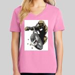 Ladies Core Cotton V Neck Tee Thumbnail