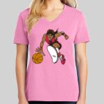 Ladies Core Cotton V Neck Tee Thumbnail