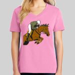 Ladies Core Cotton V Neck Tee Thumbnail