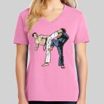 Ladies Core Cotton V Neck Tee Thumbnail