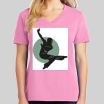 Ladies Core Cotton V Neck Tee Thumbnail