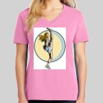 Ladies Core Cotton V Neck Tee Thumbnail
