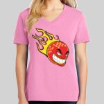 Ladies Core Cotton V Neck Tee Thumbnail