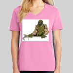 Ladies Core Cotton V Neck Tee Thumbnail