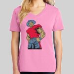 Ladies Core Cotton V Neck Tee Thumbnail