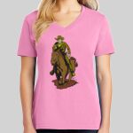 Ladies Core Cotton V Neck Tee Thumbnail