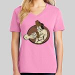 Ladies Core Cotton V Neck Tee Thumbnail