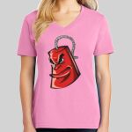 Ladies Core Cotton V Neck Tee Thumbnail