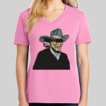 Ladies Core Cotton V Neck Tee Thumbnail