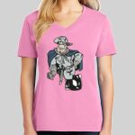 Ladies Core Cotton V Neck Tee Thumbnail