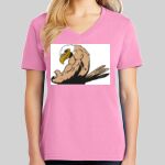 Ladies Core Cotton V Neck Tee Thumbnail