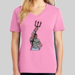 Ladies Core Cotton V Neck Tee Thumbnail