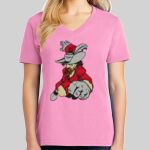 Ladies Core Cotton V Neck Tee Thumbnail