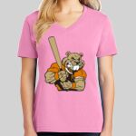 Ladies Core Cotton V Neck Tee Thumbnail