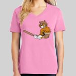 Ladies Core Cotton V Neck Tee Thumbnail