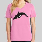 Ladies Core Cotton V Neck Tee Thumbnail