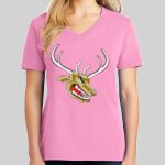 Ladies Core Cotton V Neck Tee Thumbnail