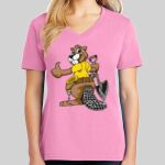 Ladies Core Cotton V Neck Tee Thumbnail