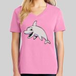 Ladies Core Cotton V Neck Tee Thumbnail