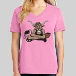 Ladies Core Cotton V Neck Tee Thumbnail