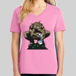 Ladies Core Cotton V Neck Tee Thumbnail