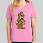 Ladies Core Cotton V Neck Tee Thumbnail