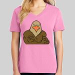 Ladies Core Cotton V Neck Tee Thumbnail