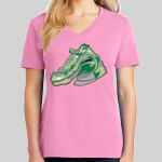 Ladies Core Cotton V Neck Tee Thumbnail