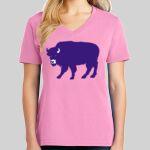 Ladies Core Cotton V Neck Tee Thumbnail