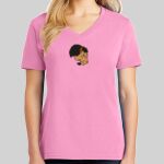 Ladies Core Cotton V Neck Tee Thumbnail