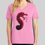 Ladies Core Cotton V Neck Tee Thumbnail