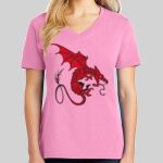 Ladies Core Cotton V Neck Tee Thumbnail