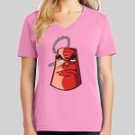 Ladies Core Cotton V Neck Tee Thumbnail