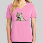 Ladies Core Cotton V Neck Tee Thumbnail