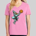 Ladies Core Cotton V Neck Tee Thumbnail