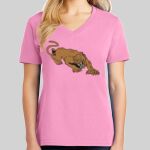Ladies Core Cotton V Neck Tee Thumbnail