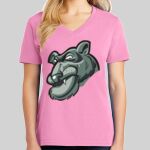 Ladies Core Cotton V Neck Tee Thumbnail