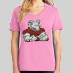 Ladies Core Cotton V Neck Tee Thumbnail