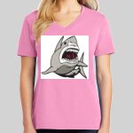 Ladies Core Cotton V Neck Tee Thumbnail