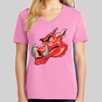 Ladies Core Cotton V Neck Tee Thumbnail