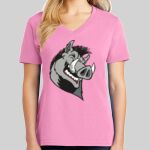 Ladies Core Cotton V Neck Tee Thumbnail