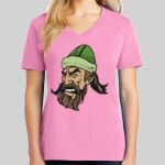 Ladies Core Cotton V Neck Tee Thumbnail